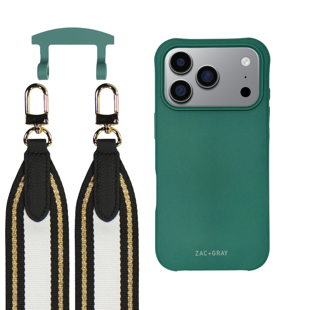 iPhone 17 Pro Max TIDAL TEAL CASE + PATTERNED STRAP