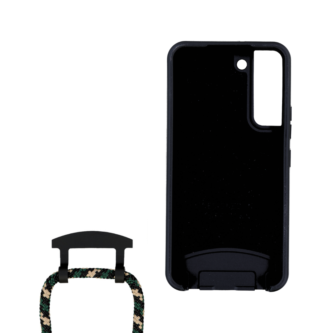 Samsung S21 MIDNIGHT BLACK CASE + FOREST CORD