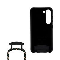 Samsung S24 MIDNIGHT BLACK CASE + FOREST CORD