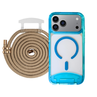 iPhone 17 Pro AQUAMARINE TRANSPARENT CASE + CORD