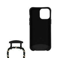 iPhone 11 MIDNIGHT BLACK CASE + FOREST CORD