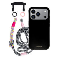 iPhone 17 Pro MIDNIGHT BLACK CASE + KNOTTED CORD