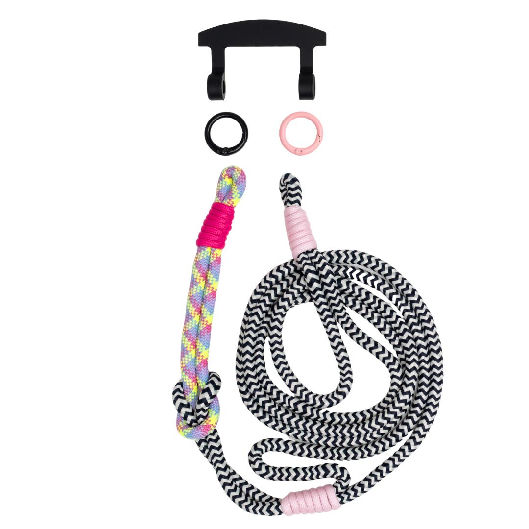 ELECTRIC BLOOM KNOTTED CORD + HOOK