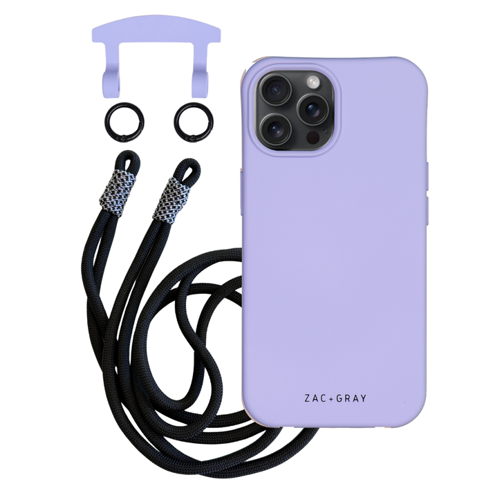 iPhone 15 Pro Max WISTERIA BLOOM CASE + KNOTTED CORD