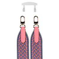 PATTERNED STRAP + TRANSPARENT HOOK