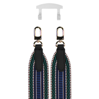 PATTERNED STRAP + TRANSPARENT HOOK