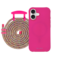 iPhone 17 HOT PINK CASE + CORD