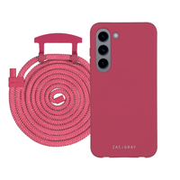 Samsung S23 RASPBERRY RED CASE + CORD