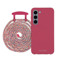 Samsung S23 RASPBERRY RED CASE + CORD
