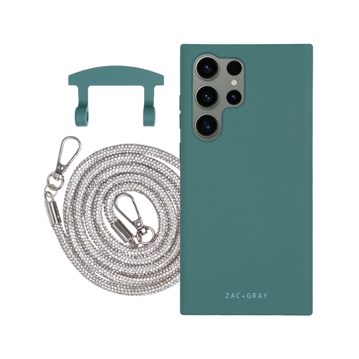 Samsung S25 Ultra TIDAL TEAL CASE + CRYSTAL CORD