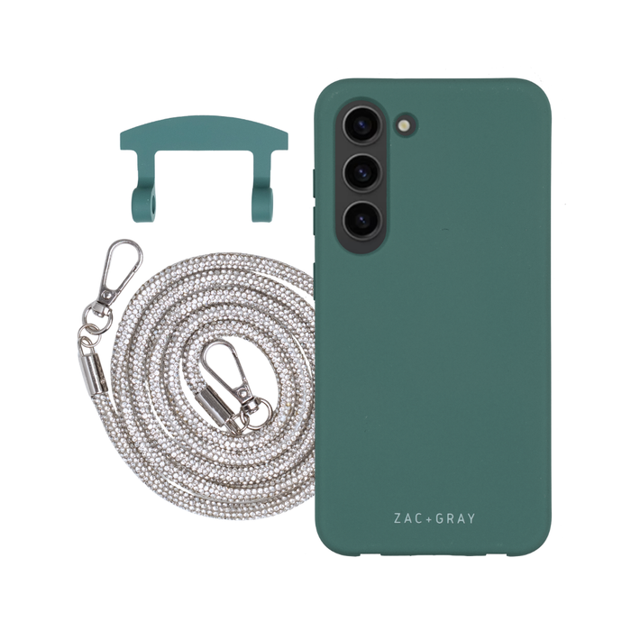 Samsung S26 TIDAL TEAL CASE + CRYSTAL CORD
