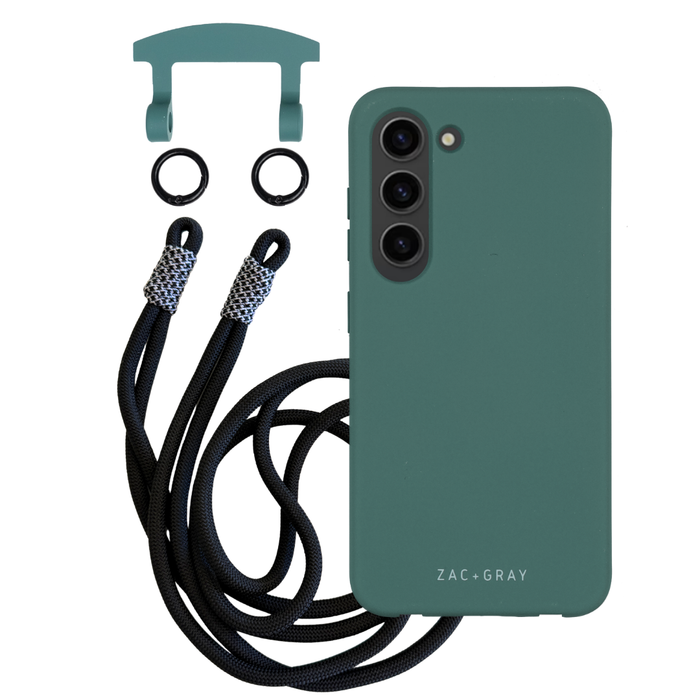 Samsung S26 Plus TIDAL TEAL CASE + KNOTTED CORD