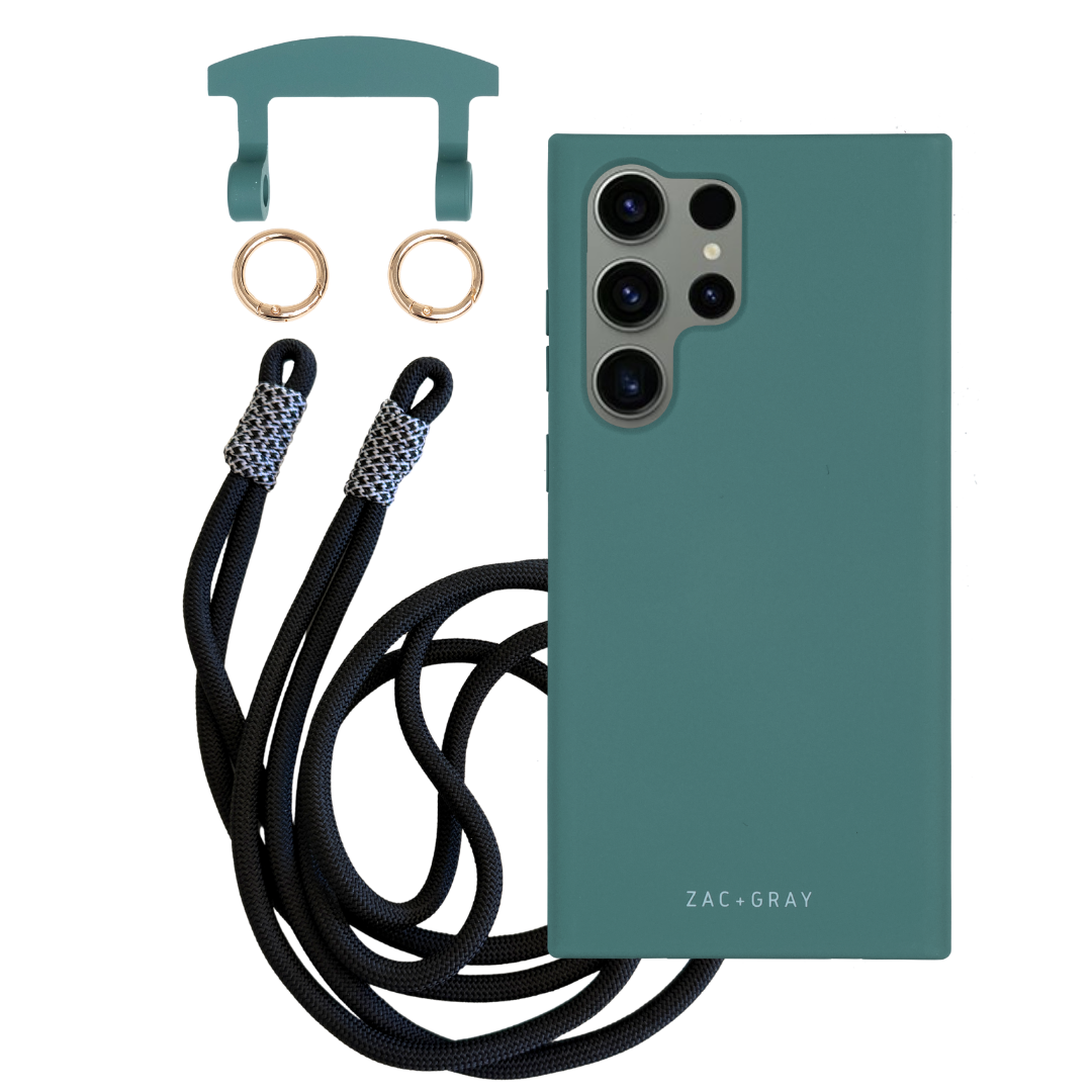 Samsung S25 Ultra TIDAL TEAL CASE + KNOTTED CORD