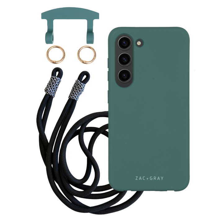 Samsung S26 Plus TIDAL TEAL CASE + KNOTTED CORD
