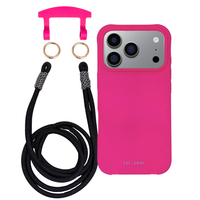 iPhone 17 Pro HOT PINK CASE + KNOTTED CORD