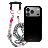 iPhone 17 Pro MIDNIGHT BLACK CASE + KNOTTED CORD