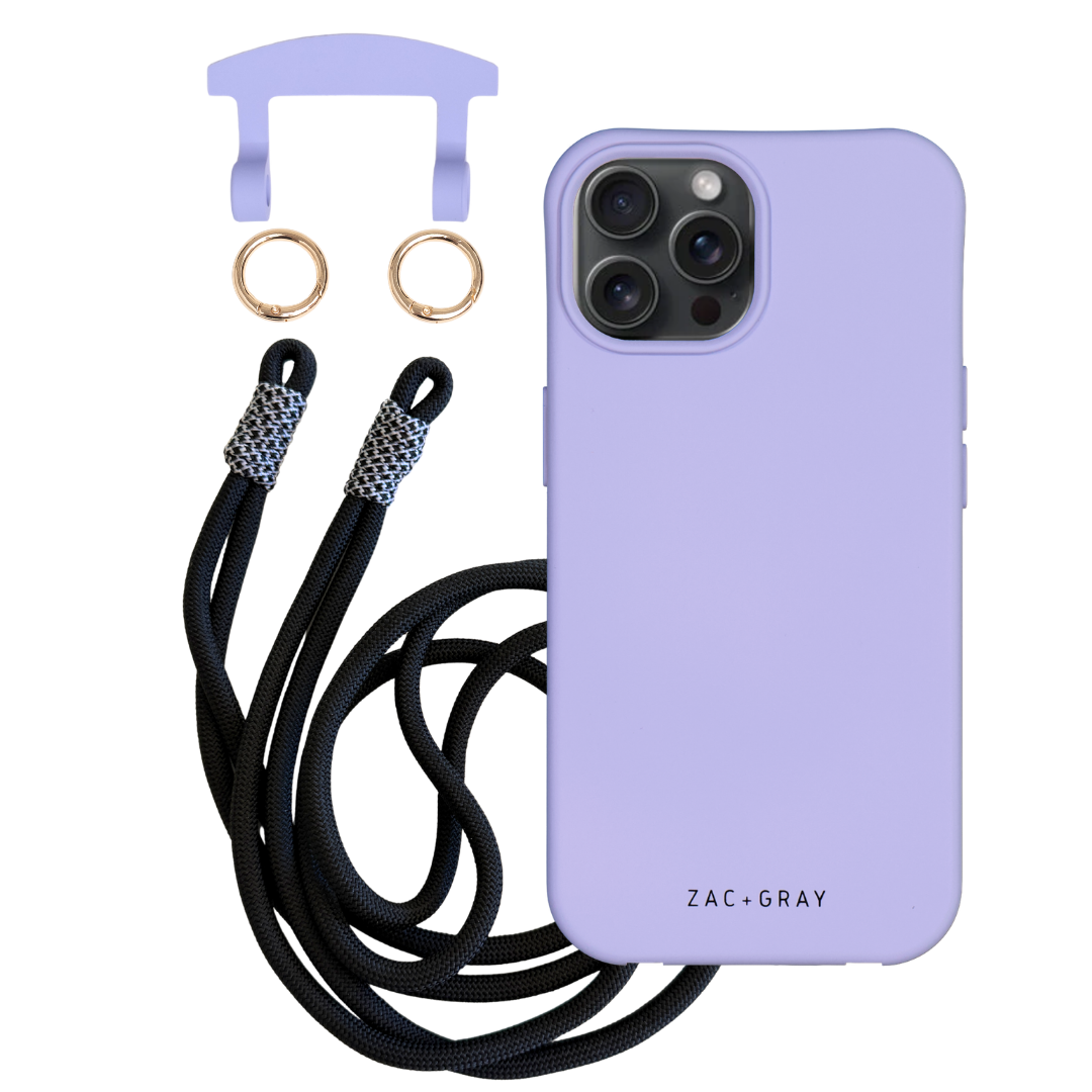 iPhone 15 Pro WISTERIA BLOOM CASE + KNOTTED CORD