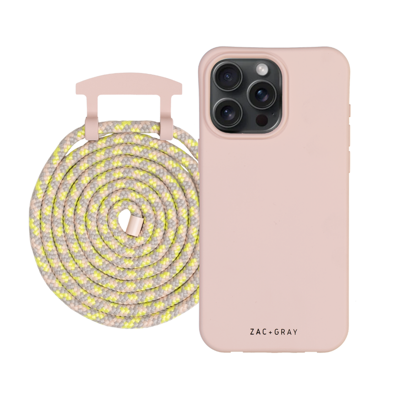 iPhone 15 Pro Max ROSÉ PINK CASE + CORD – ZAC+GRAY