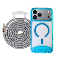 iPhone 17 Pro AQUAMARINE TRANSPARENT CASE + CORD