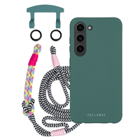 Samsung S24 TIDAL TEAL CASE + KNOTTED CORD