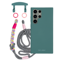 Samsung S25 Ultra TIDAL TEAL CASE + KNOTTED CORD