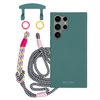 Samsung S25 Ultra TIDAL TEAL CASE + KNOTTED CORD