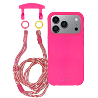 iPhone 17 Pro HOT PINK CASE + KNOTTED CORD