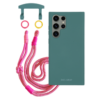 Samsung S25 Ultra TIDAL TEAL CASE + KNOTTED CORD