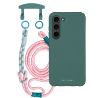 Samsung S24 TIDAL TEAL CASE + KNOTTED CORD