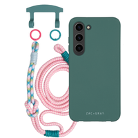 Samsung S24 TIDAL TEAL CASE + KNOTTED CORD