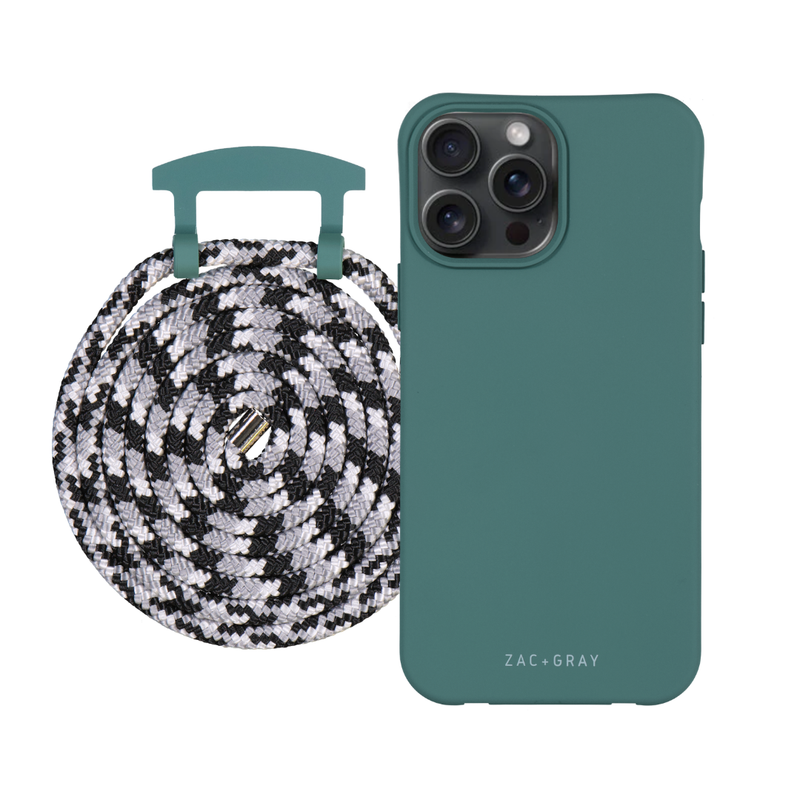 iPhone 15 TIDAL TEAL CASE + CORD – ZAC+GRAY
