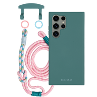Samsung S25 Ultra TIDAL TEAL CASE + KNOTTED CORD