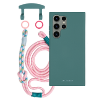 Samsung S25 Ultra TIDAL TEAL CASE + KNOTTED CORD