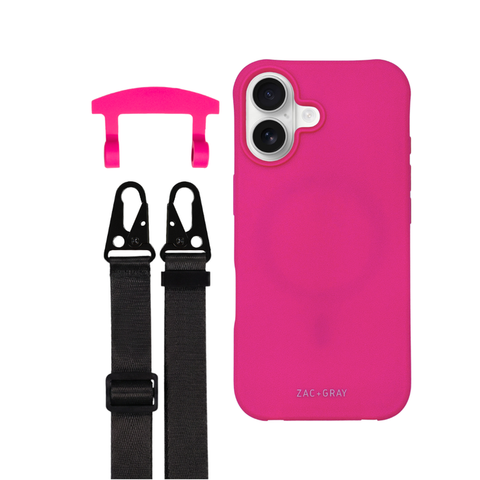 iPhone 17 HOT PINK CASE + STRAP
