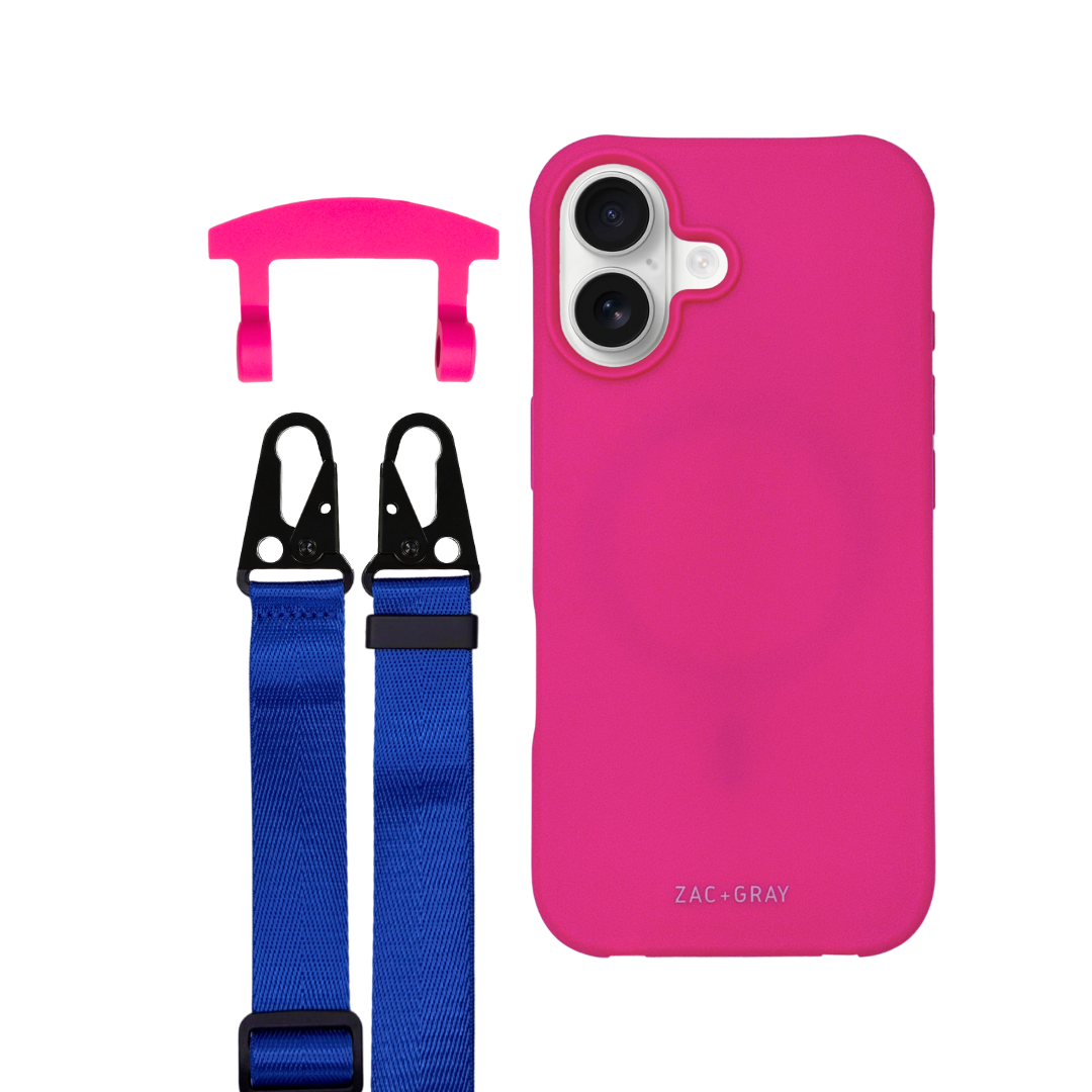 iPhone 17 HOT PINK CASE + STRAP