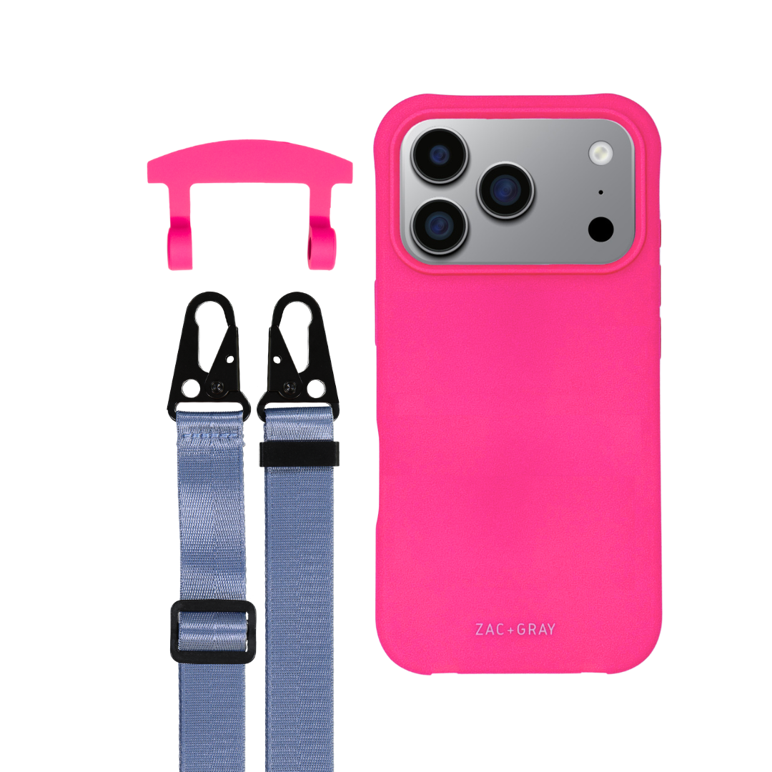 iPhone 17 Pro HOT PINK CASE + STRAP