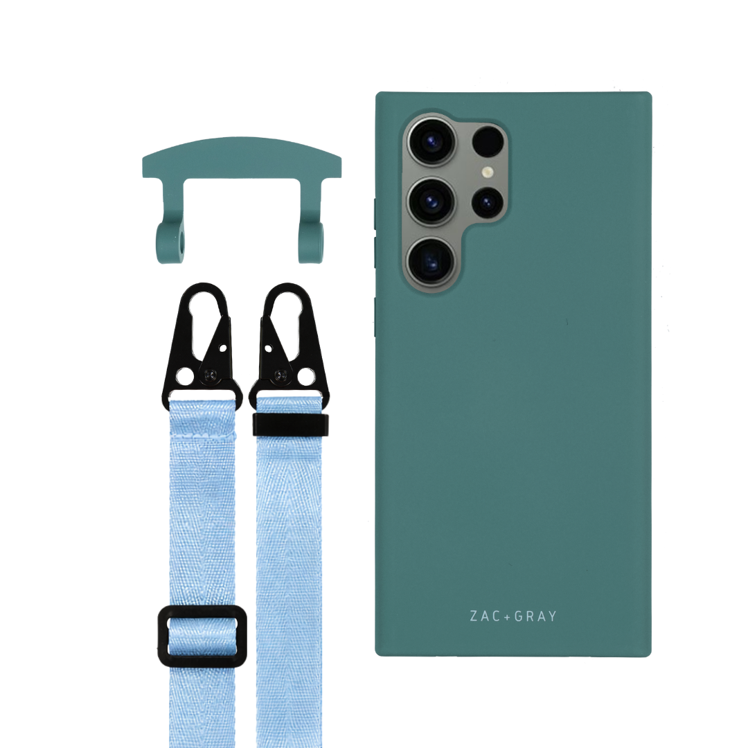 Samsung S25 Ultra TIDAL TEAL CASE + STRAP