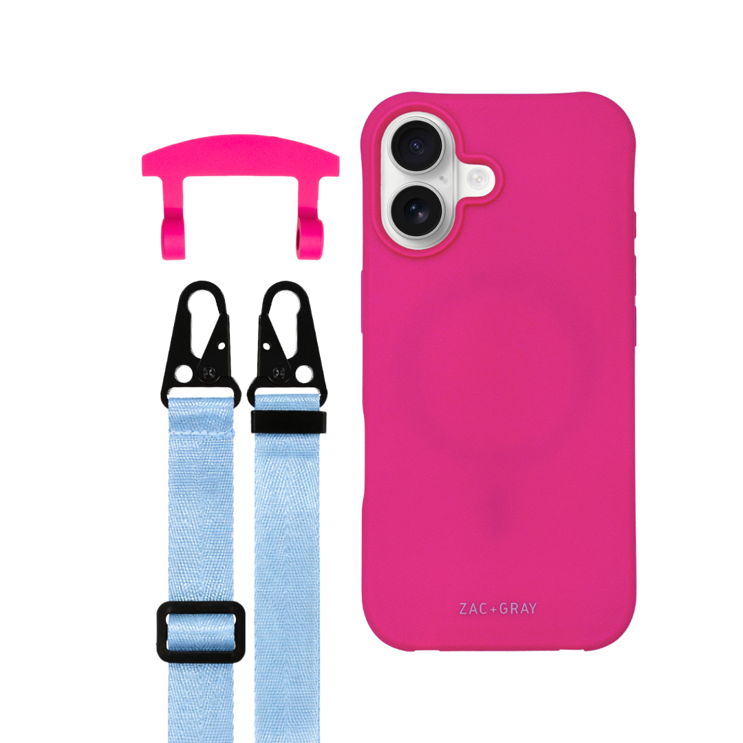 iPhone 17 HOT PINK CASE + STRAP