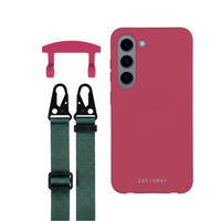Samsung S23 RASPBERRY RED CASE + STRAP