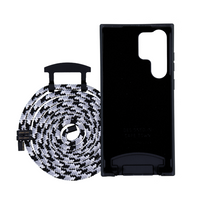 Samsung S24 Ultra MIDNIGHT BLACK CASE + GLACIER CORD