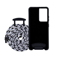 Samsung S21 Ultra MIDNIGHT BLACK CASE + GLACIER CORD