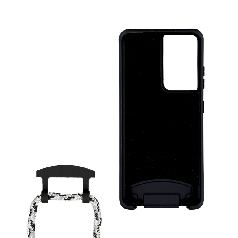 Samsung S20 MIDNIGHT BLACK CASE + GLACIER CORD