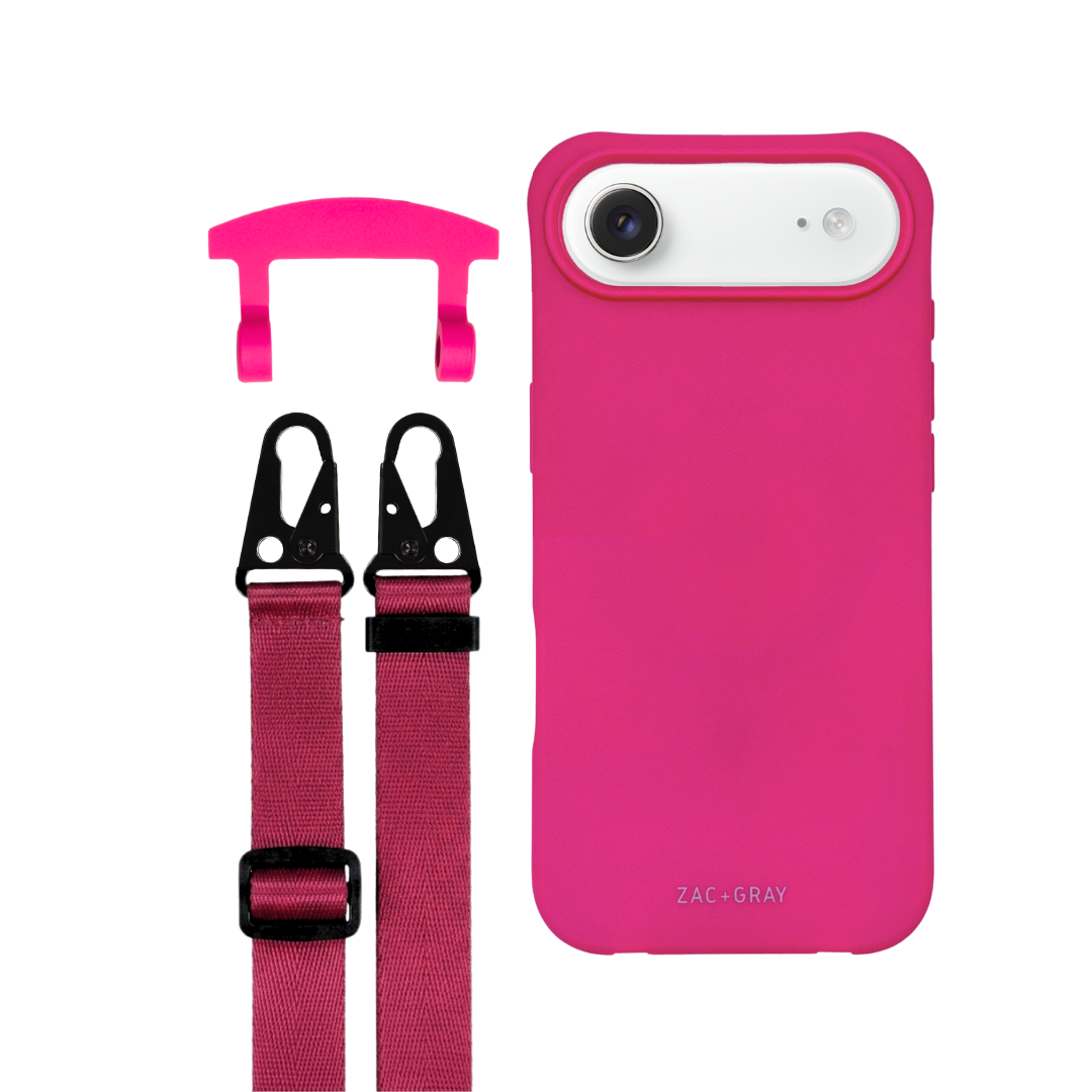 iPhone 17 Air HOT PINK CASE + STRAP