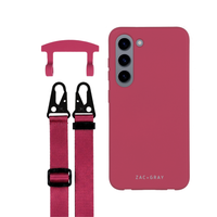 Samsung S23 RASPBERRY RED CASE + STRAP