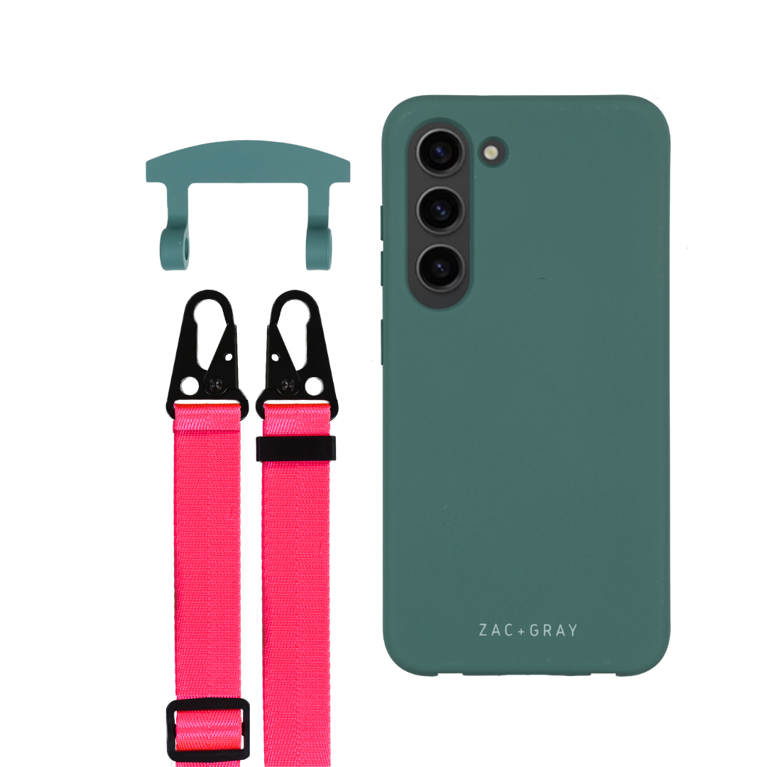 Samsung S24 Plus TIDAL TEAL CASE + STRAP
