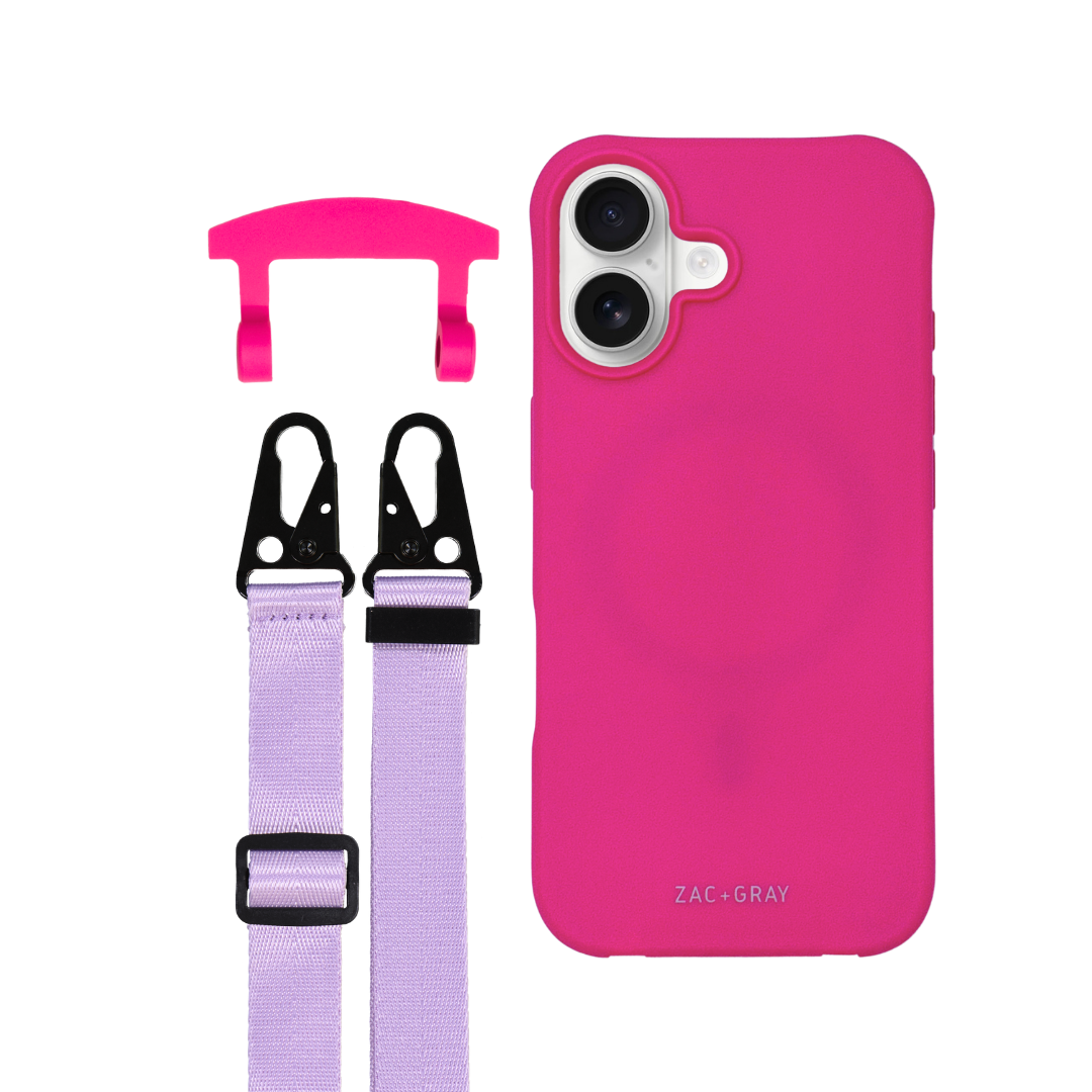 iPhone 17 HOT PINK CASE + STRAP