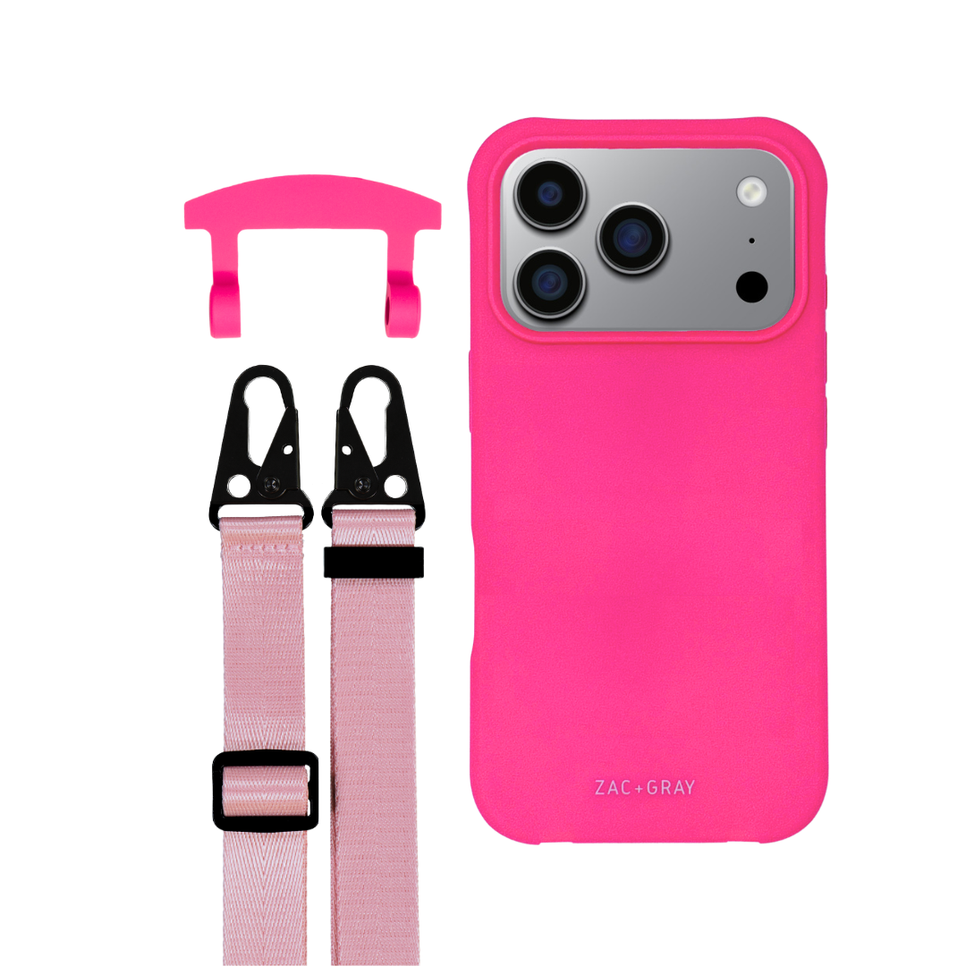 iPhone 17 Pro HOT PINK CASE + STRAP