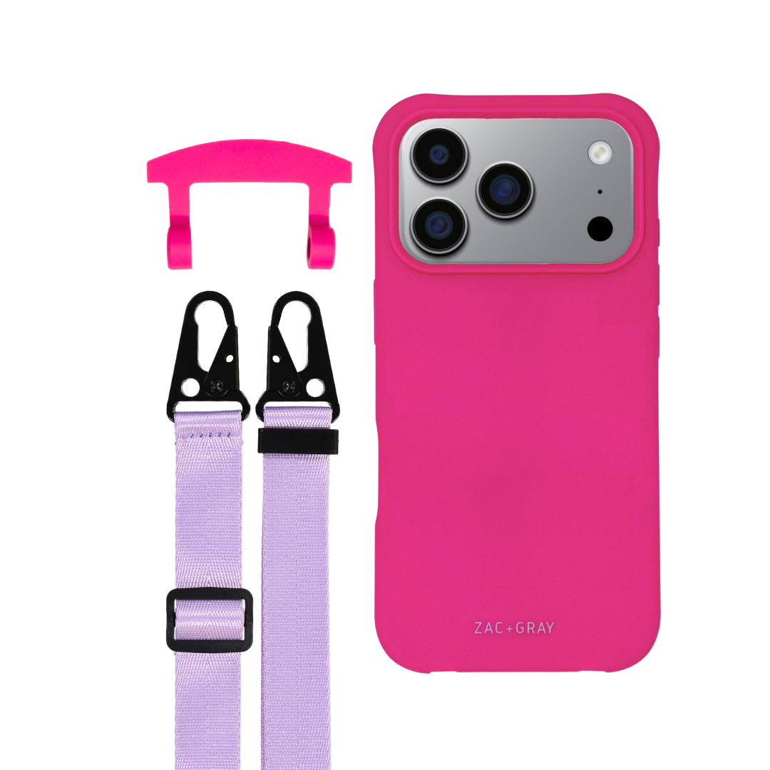 iPhone 17 Pro HOT PINK CASE + STRAP