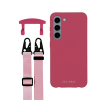 Samsung S23 RASPBERRY RED CASE + STRAP