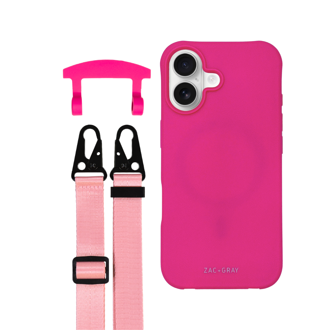 iPhone 17 HOT PINK CASE + STRAP